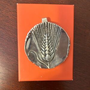 Vintage, retired James Avery Wheat Sheath Pendant